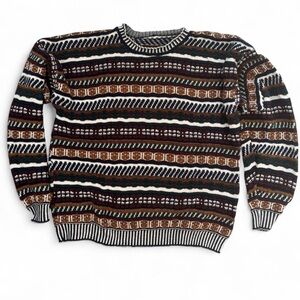 Vintage Striped Knit Sweater